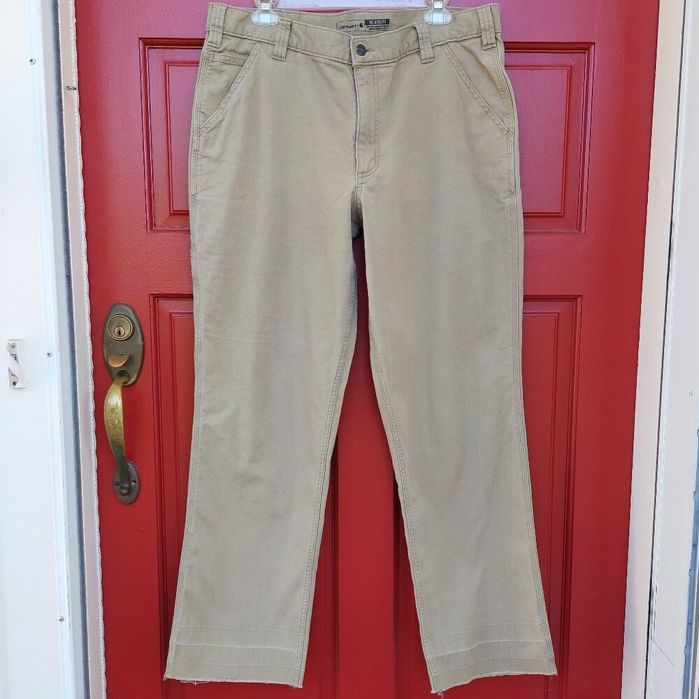 Carhartt Relaxed Fit Rugged Flex Canvas Work Pants 38x30